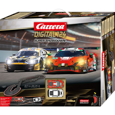 Carrera 23639 Super Showdown, Digital 1/24 Set w/Lights and Wireless Controllers